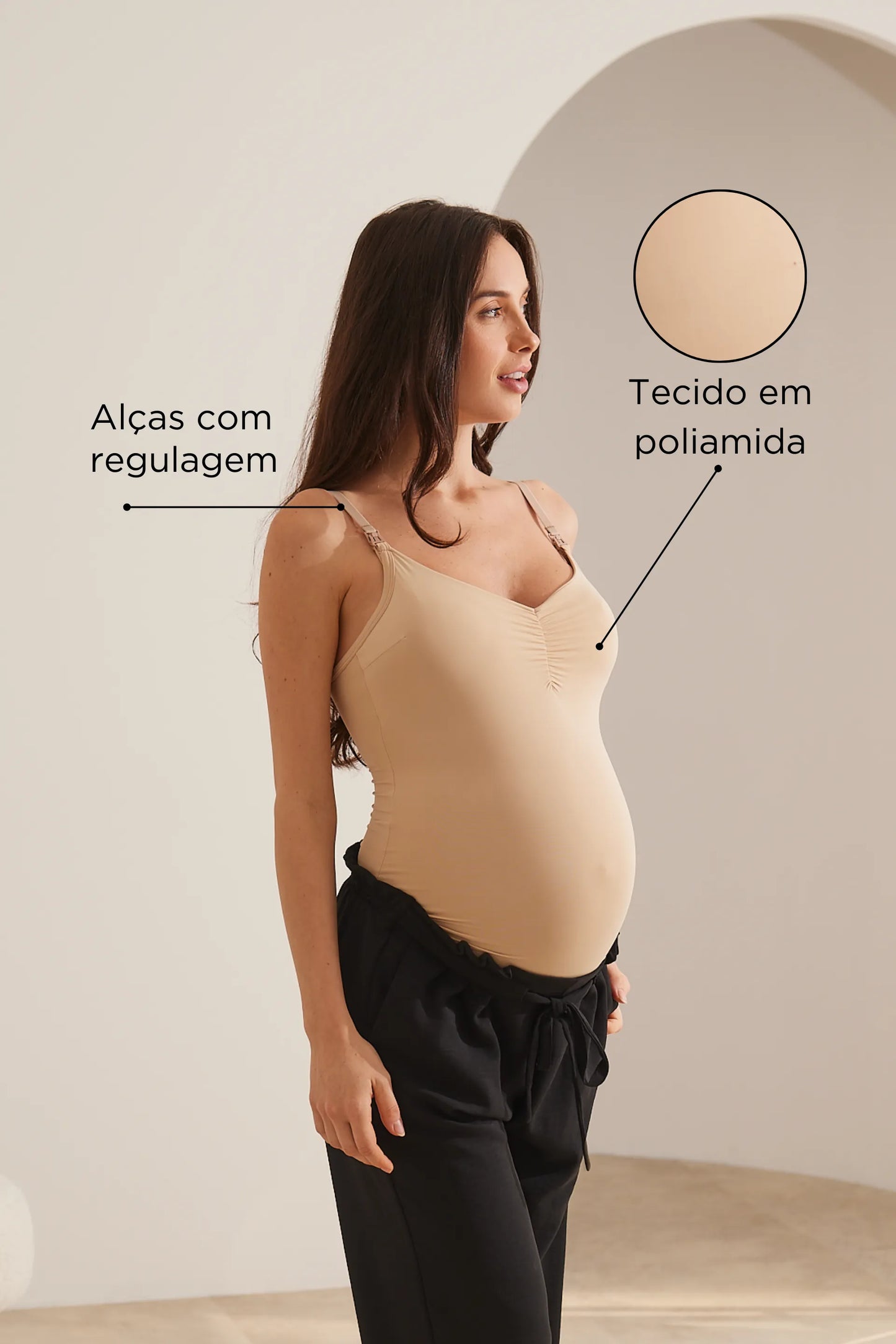 REGATA AMAMENTAÇÃO POLIAMIDA FECHO CLICK