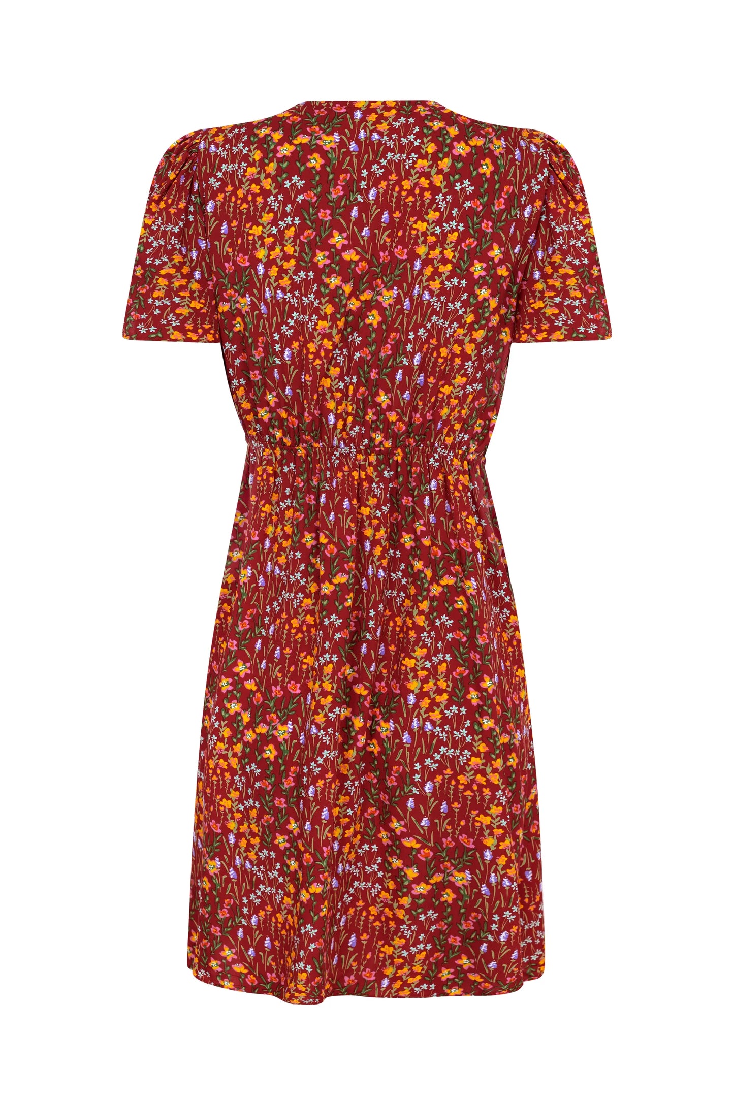 VESTIDO GESTANTE E AMAMENTAÇÃO ENVELOPE CURTO ESTAMPADO