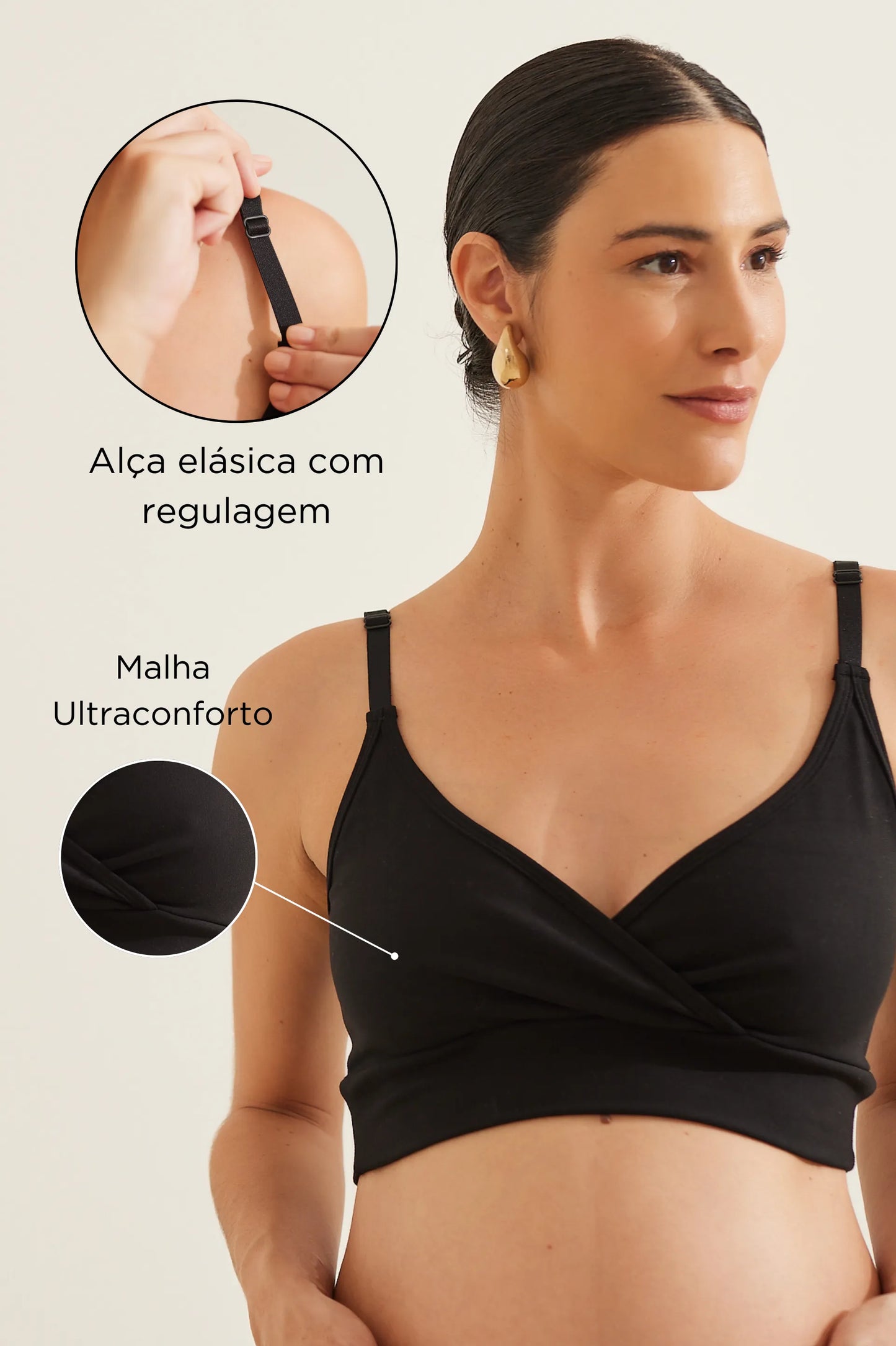 TOP AMAMENTAÇÃO ULTRACONFORTO® + ABSORVENTE DE SEIOS