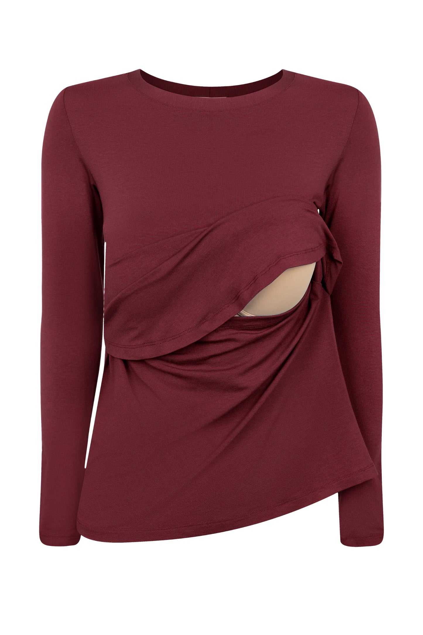 BLUSA PRÁTICA MANGA LONGA GESTANTE E AMAMENTAÇÃO