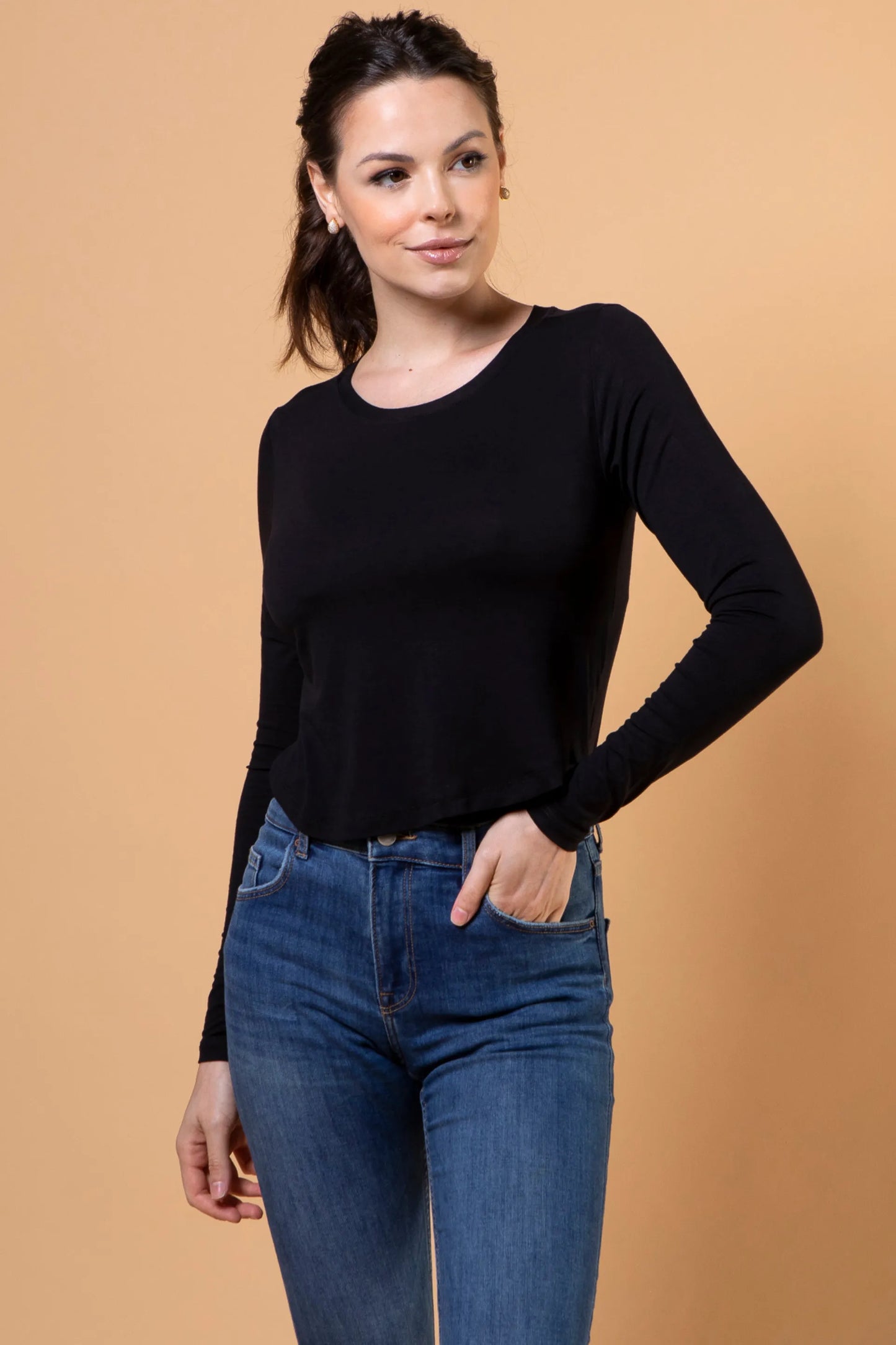 BLUSA PRÁTICA MANGA LONGA GESTANTE E AMAMENTAÇÃO