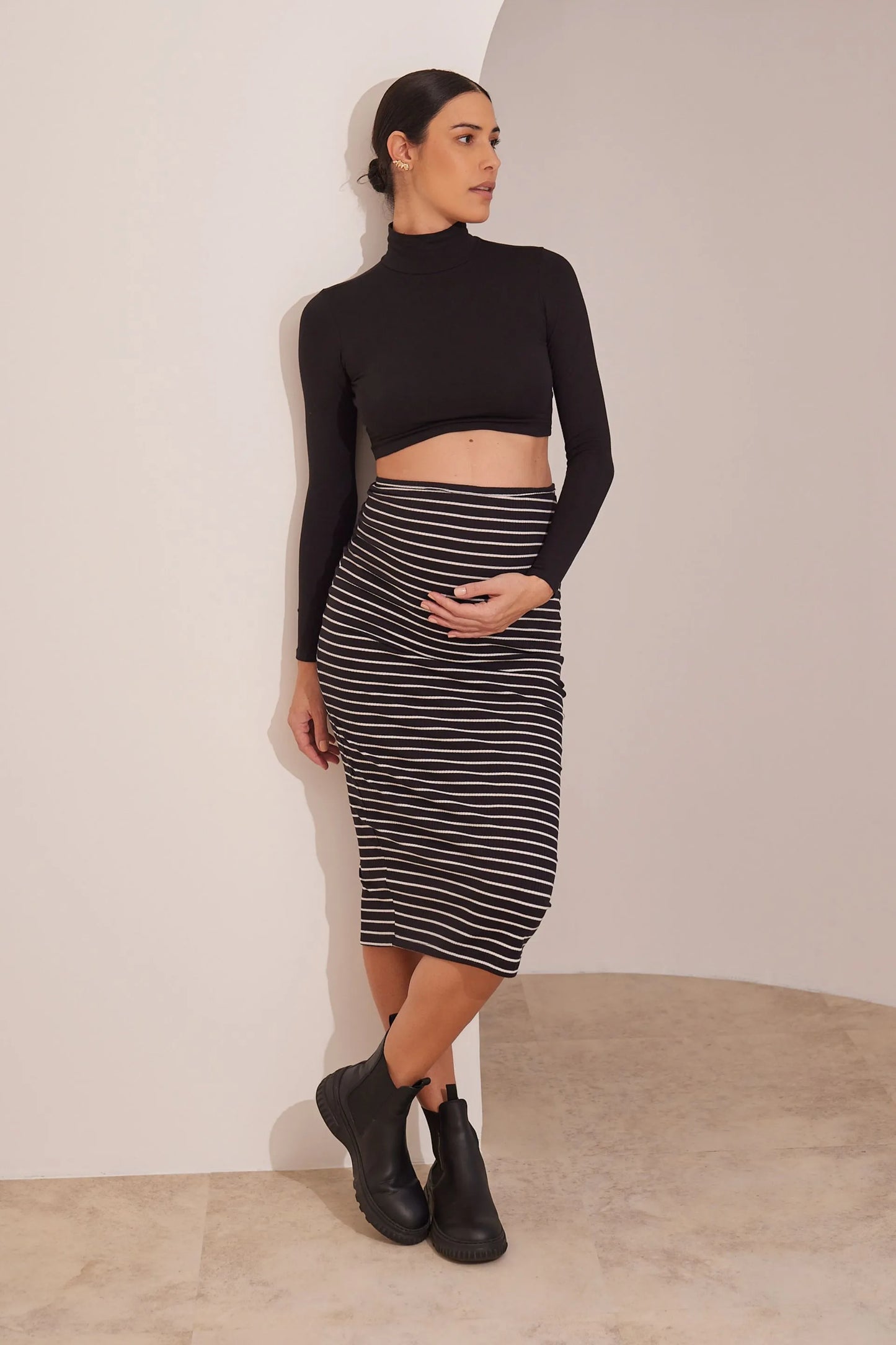 CROPPED GESTANTE MANGA LONGA