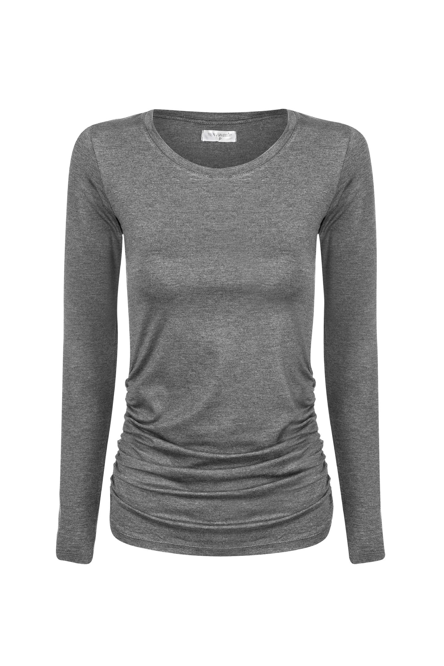 BLUSA GESTANTE ESTICA E VAI MANGA LONGA