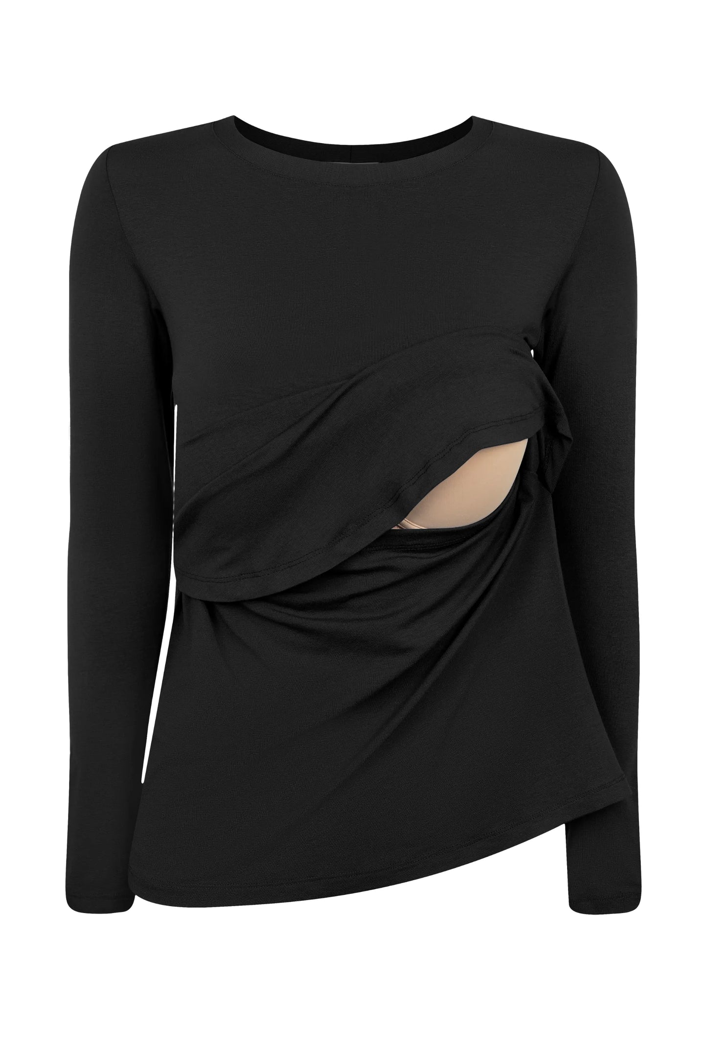 BLUSA PRÁTICA MANGA LONGA GESTANTE E AMAMENTAÇÃO