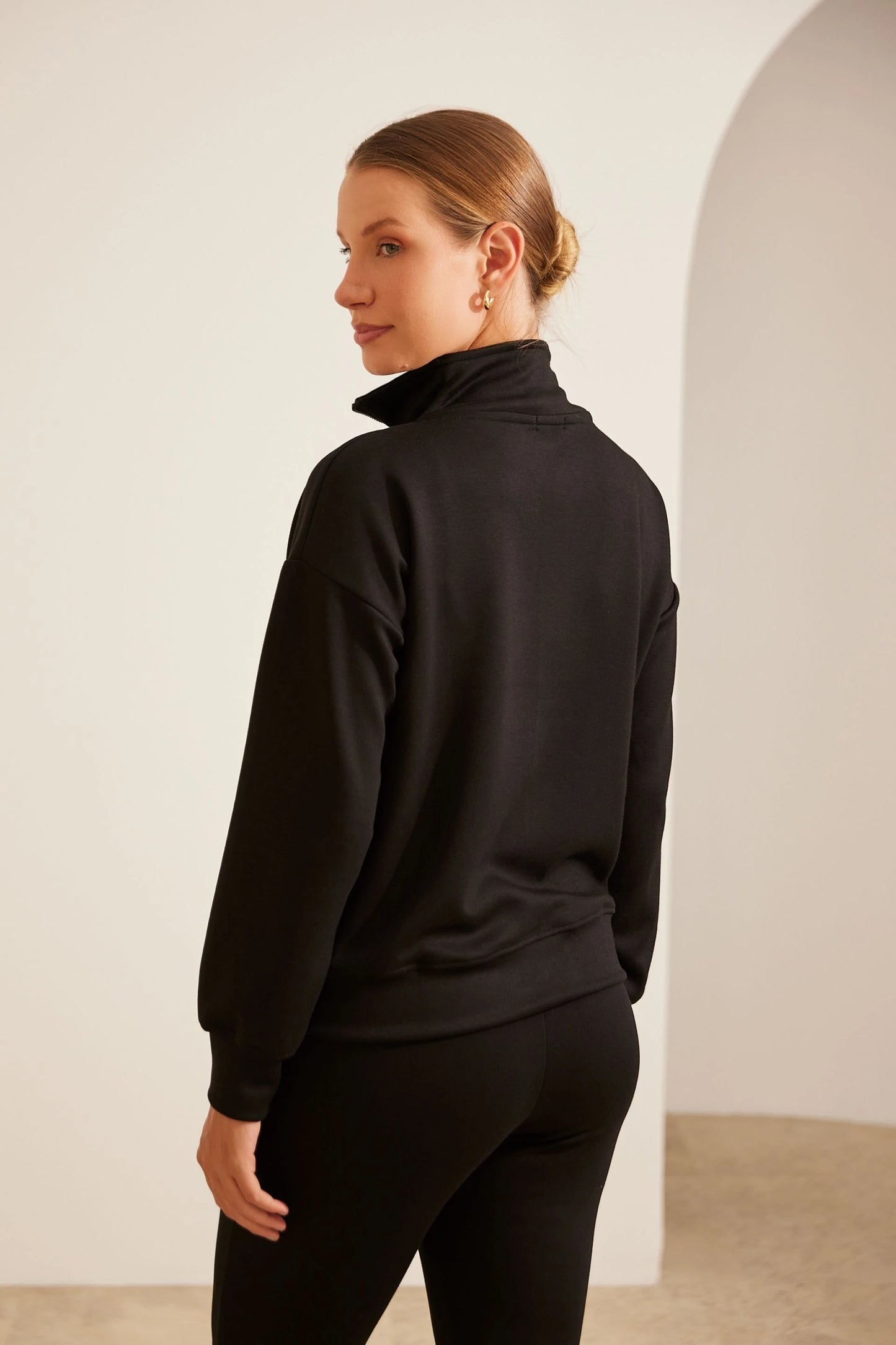 BLUSA MODAL TOUCH ZÍPER AMAMENTAÇÃO
