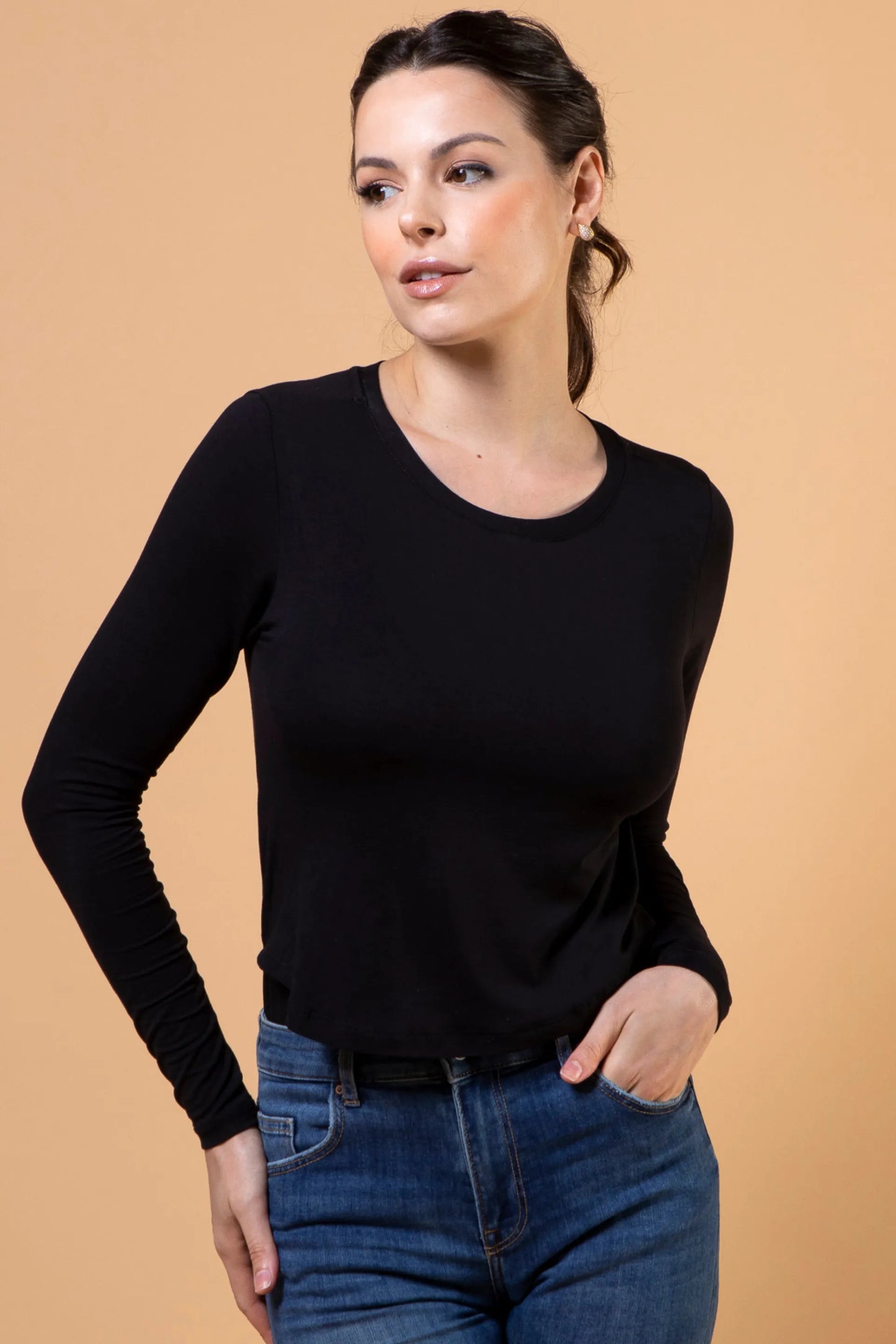 BLUSA PRÁTICA MANGA LONGA GESTANTE E AMAMENTAÇÃO