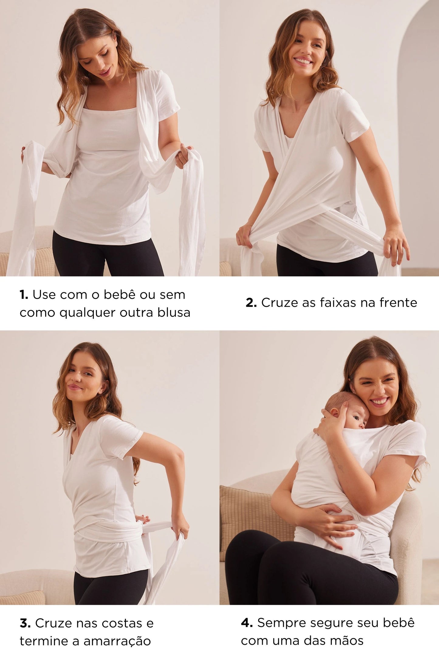 BLUSA AMAMENTAÇÃO PELE A PELE