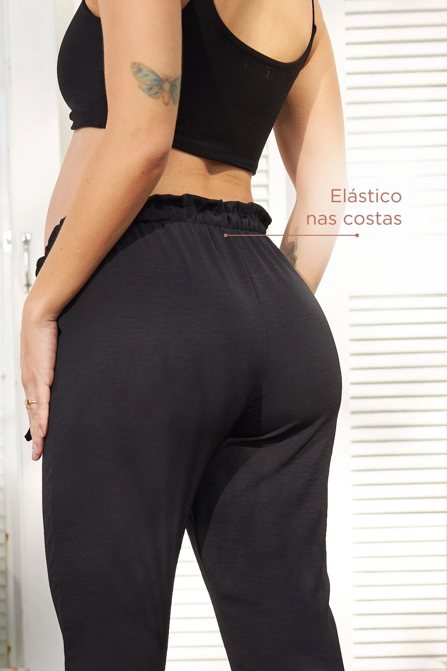 CALÇA GESTANTE CENOURA AJUSTÁVEL