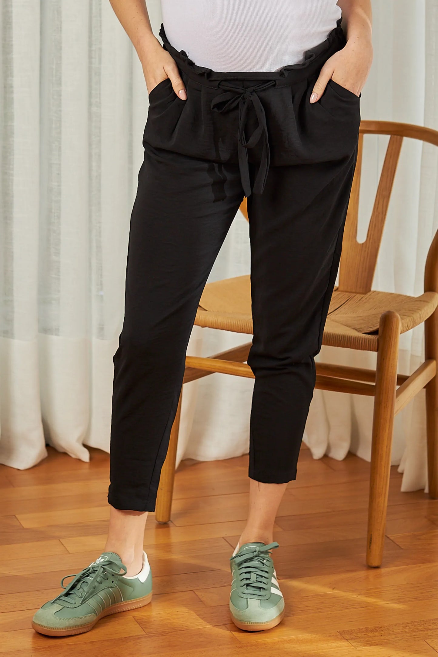 CALÇA GESTANTE CENOURA AJUSTÁVEL