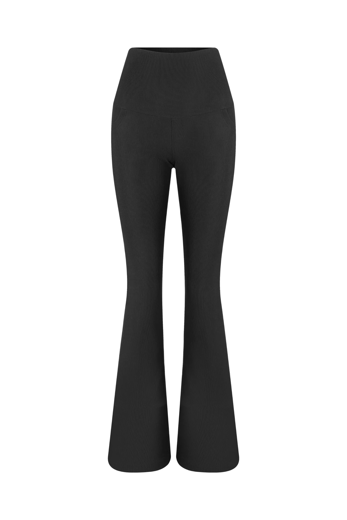 CALÇA GESTANTE BOOTCUT CANELADA