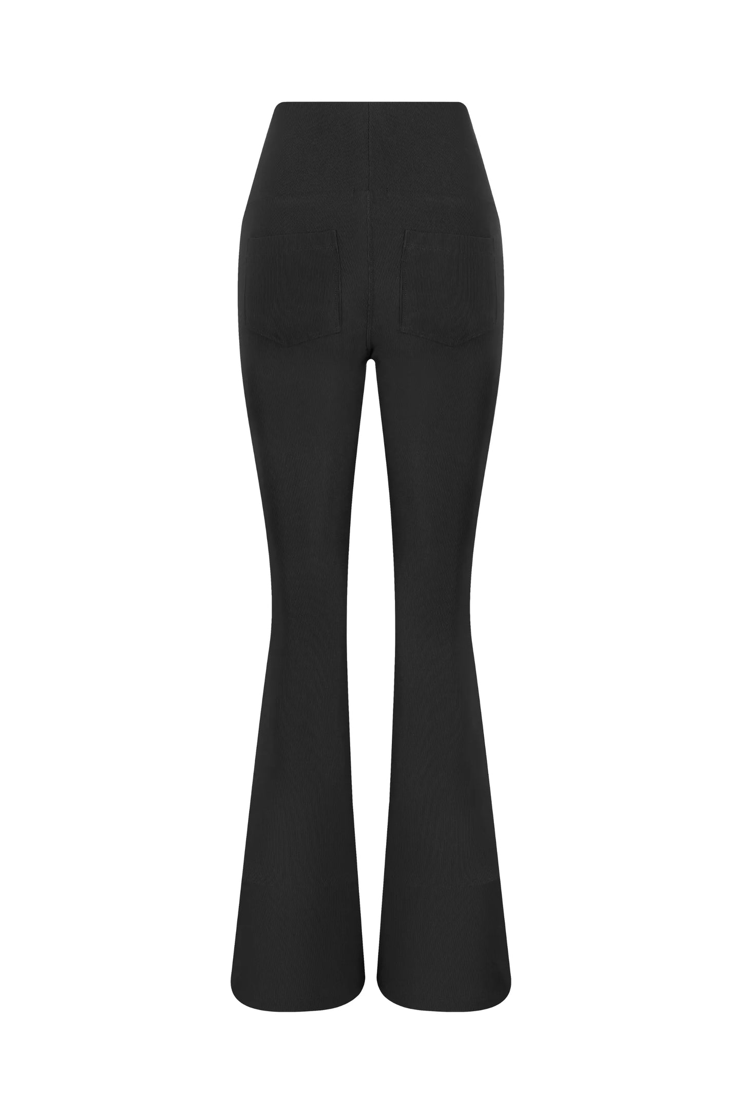 CALÇA GESTANTE BOOTCUT CANELADA