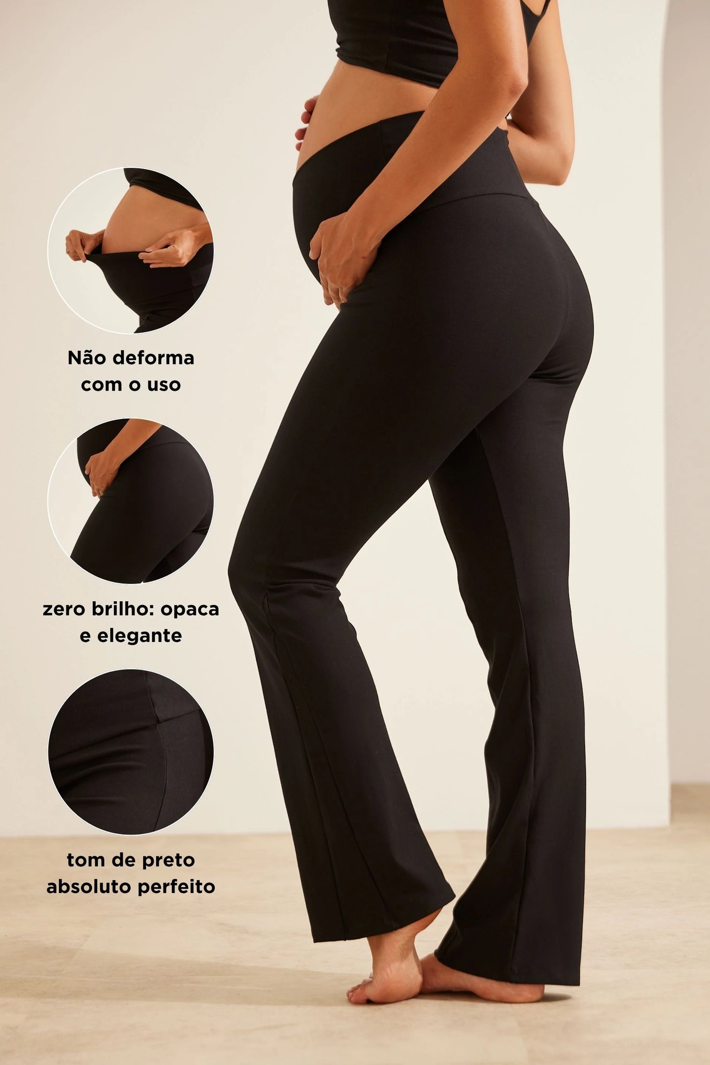 CALÇA GESTANTE E PÓS-PARTO ULTRACONFORTO® CLÁSSICA