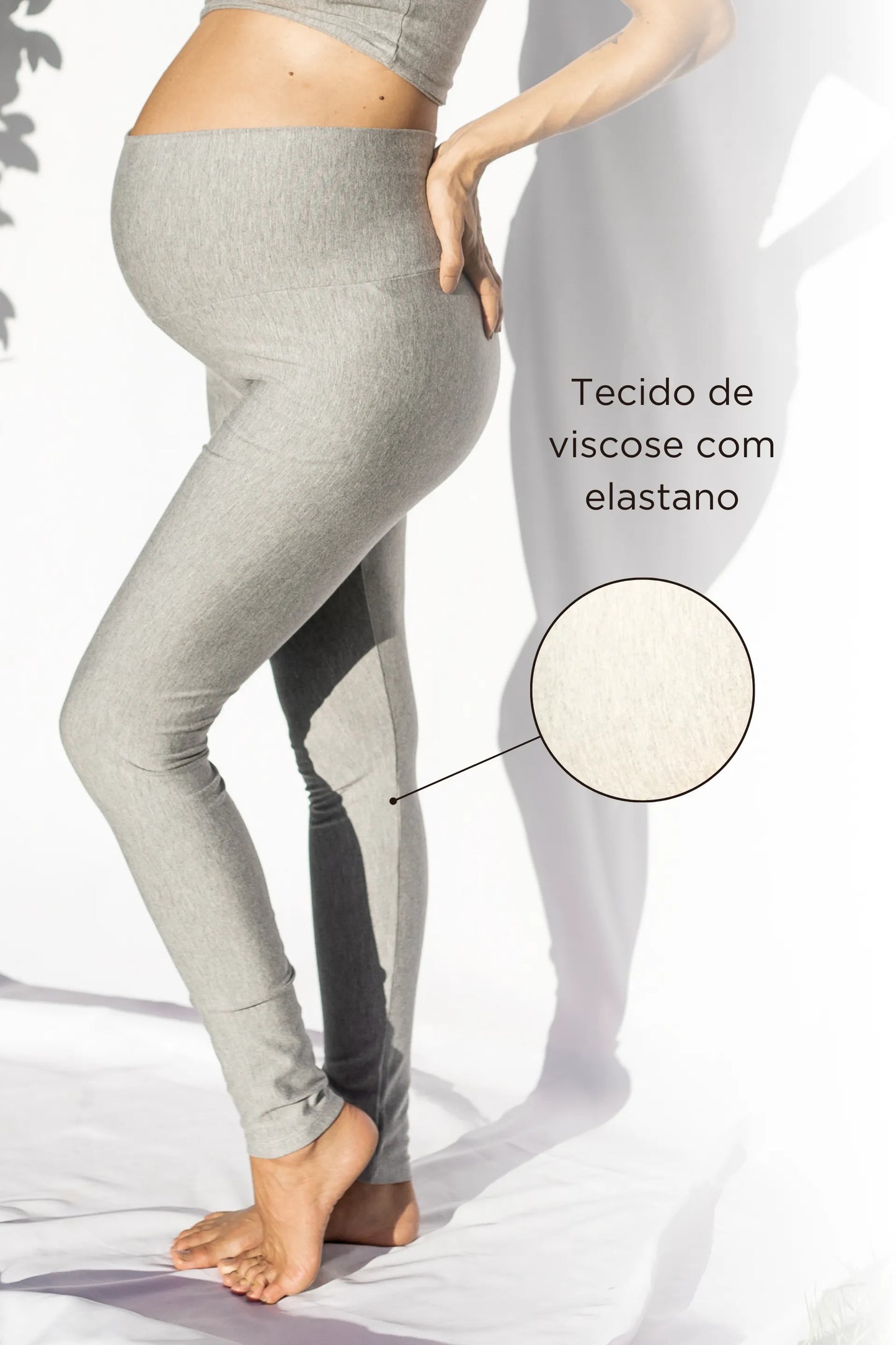 LEGGING MALHA GESTANTE