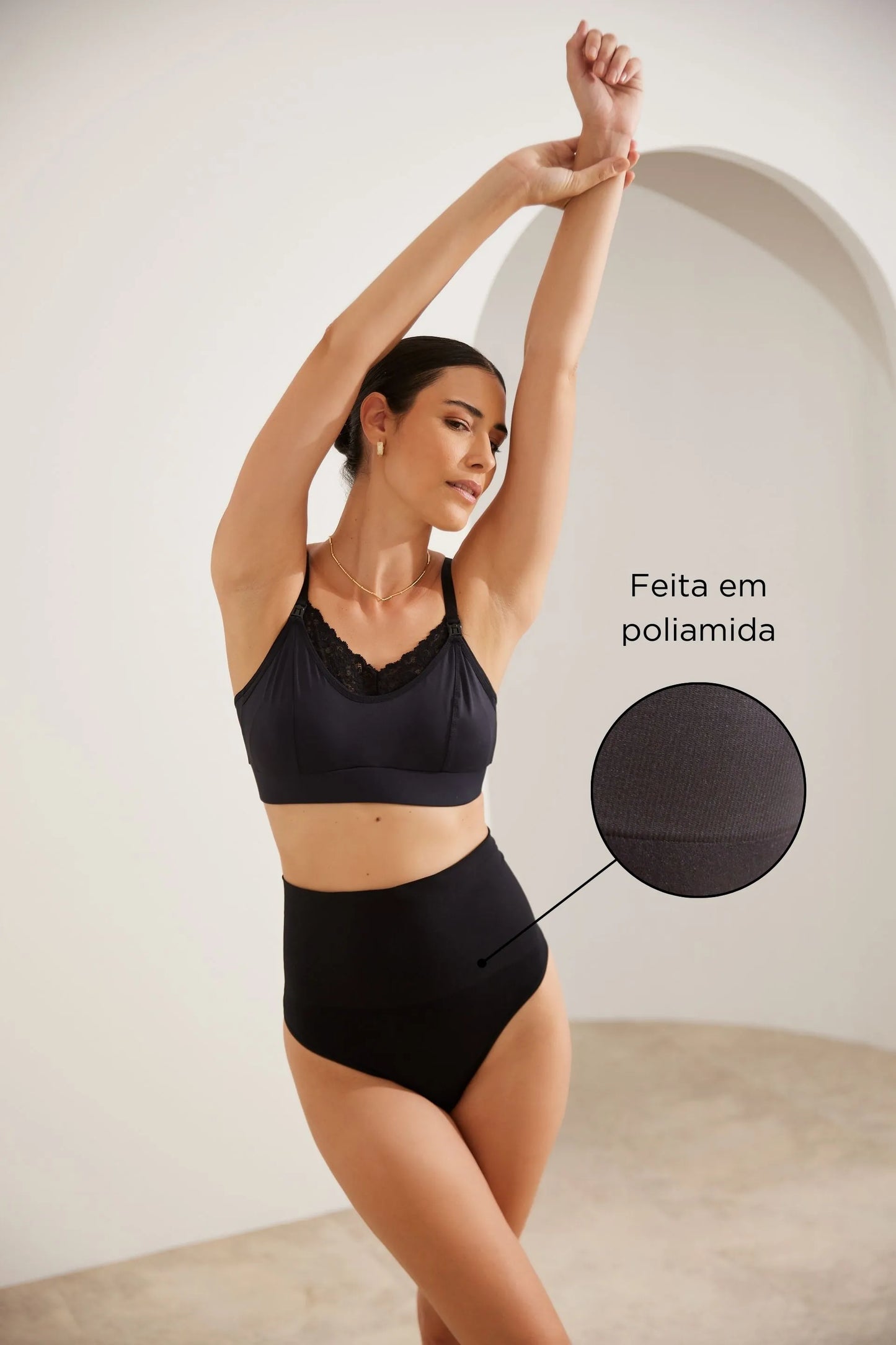CALCINHA FIO DENTAL DE COMPRESSÃO PÓS-PARTO SEM COSTURA
