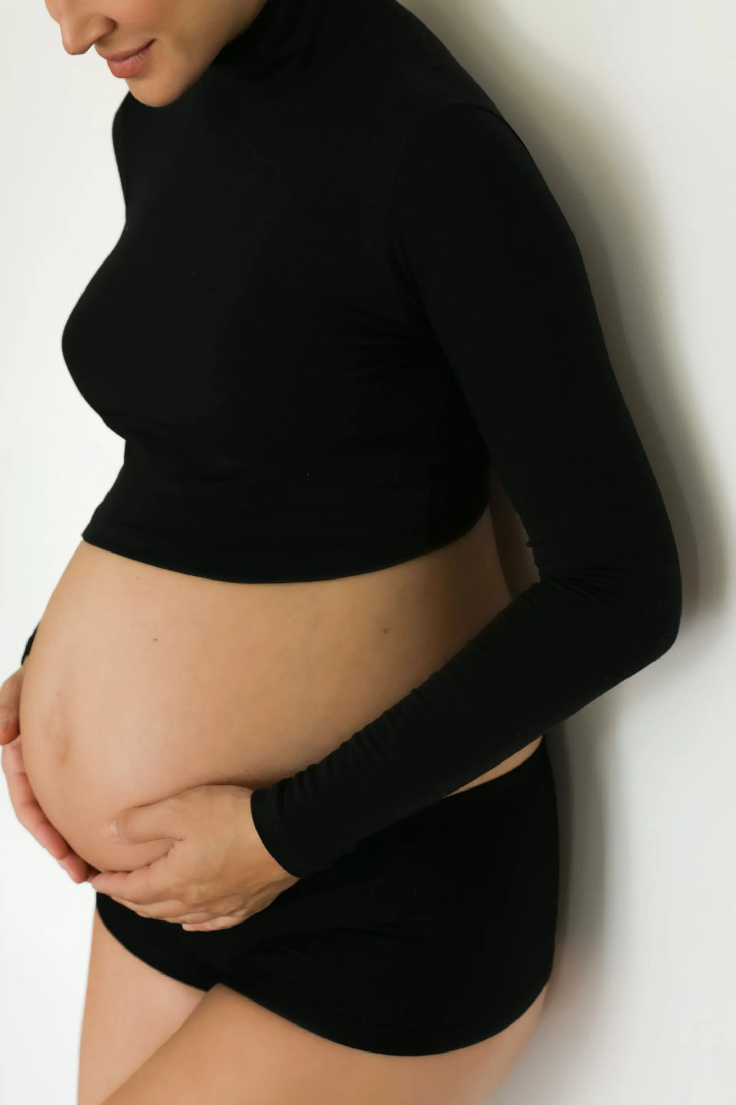 CROPPED GESTANTE MANGA LONGA