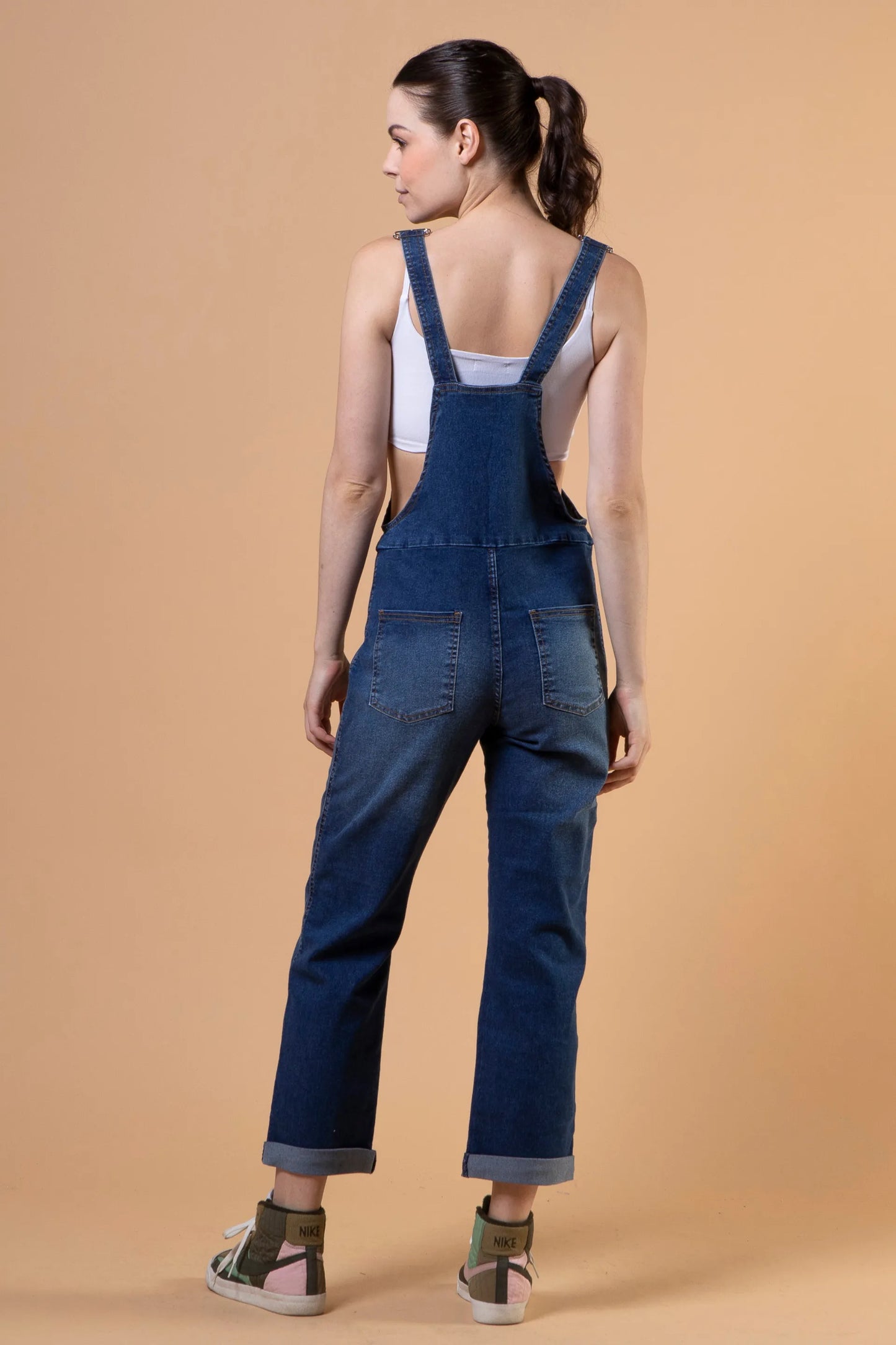 JARDINEIRA JEANS GESTANTE