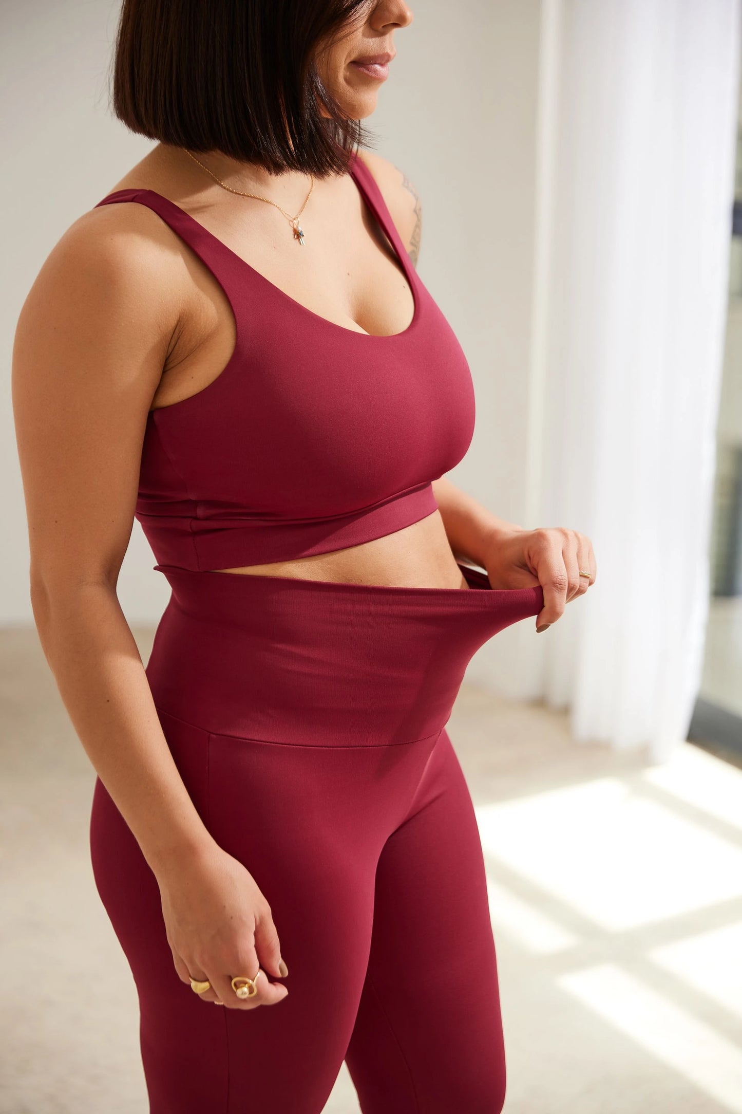 LEGGING FITNESS COM FIO LYCRA® ADAPTIV GESTANTE E PÓS-PARTO