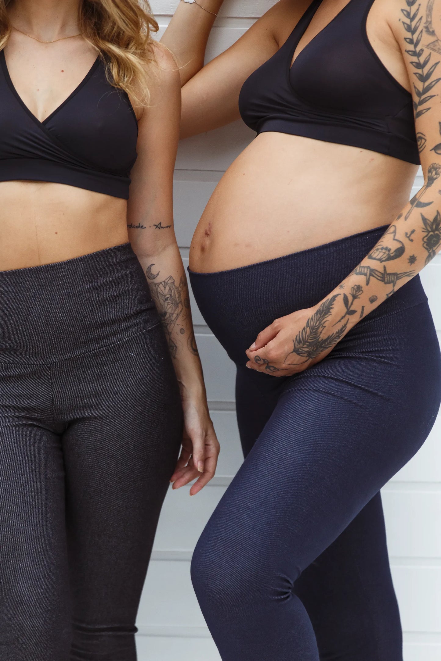 LEGGING BÁSICA GESTANTE DE MALHA JEANS