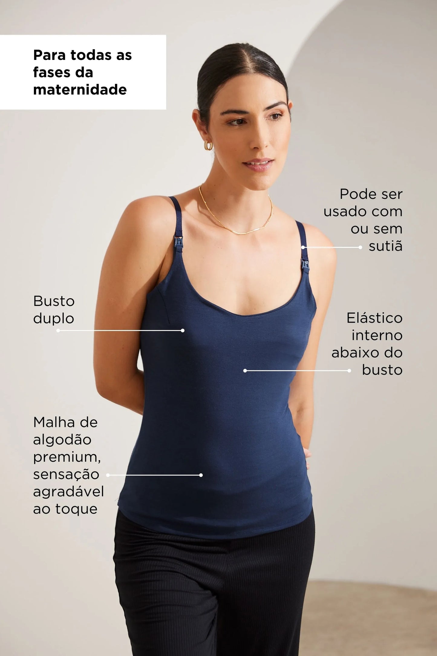 REGATA 2 EM 1 AMAMENTAÇÃO COTTON PREMIUM
