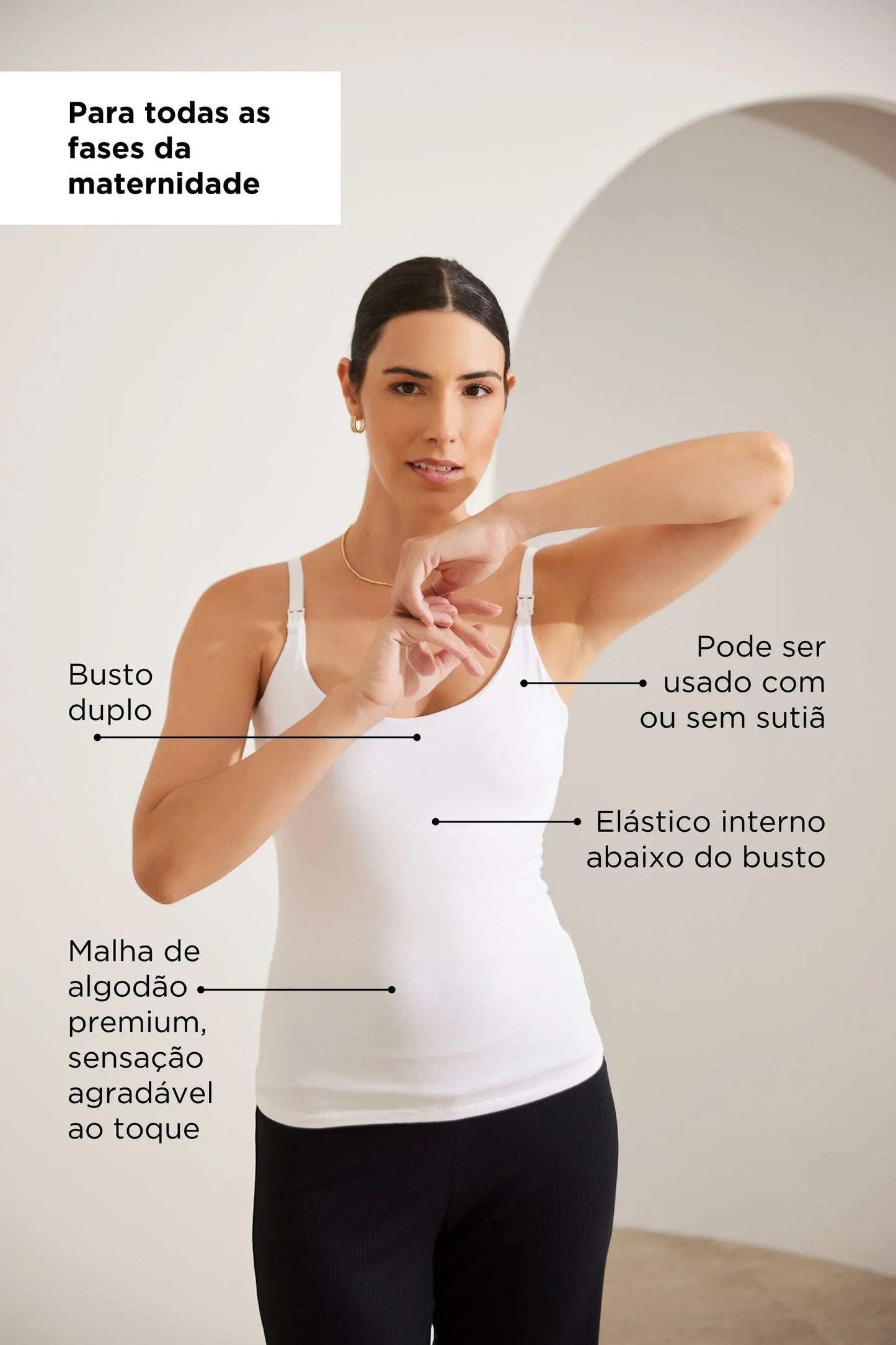 REGATA 2 EM 1 AMAMENTAÇÃO COTTON PREMIUM