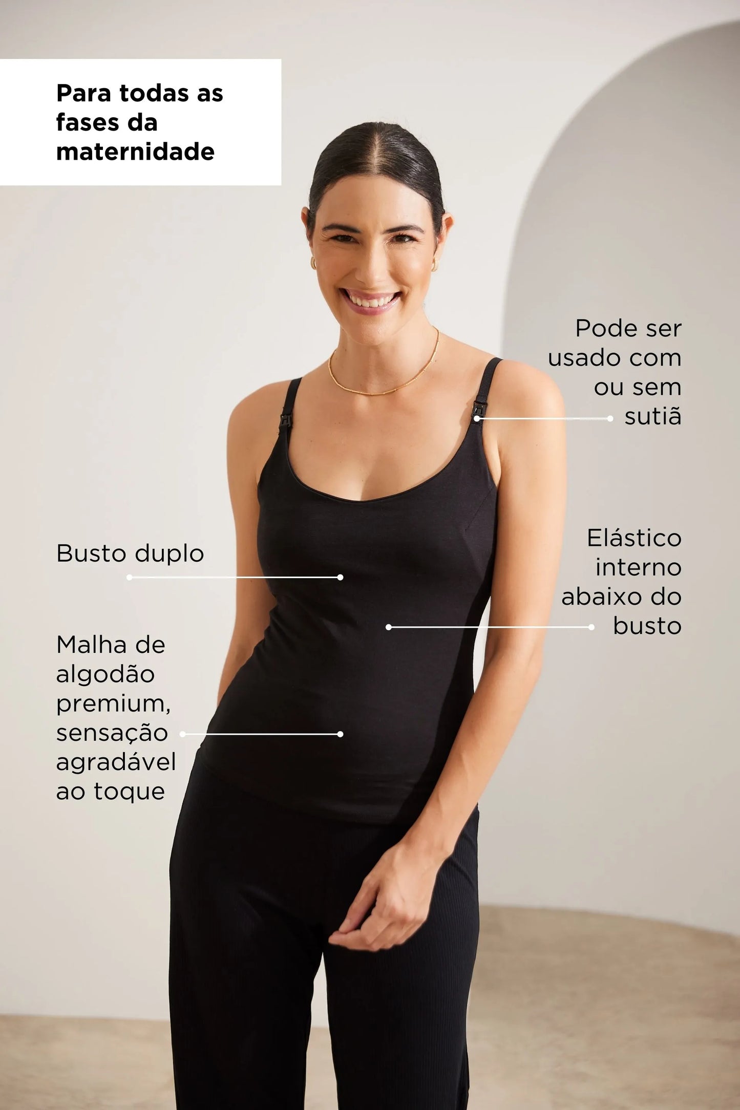 REGATA 2 EM 1 AMAMENTAÇÃO COTTON PREMIUM