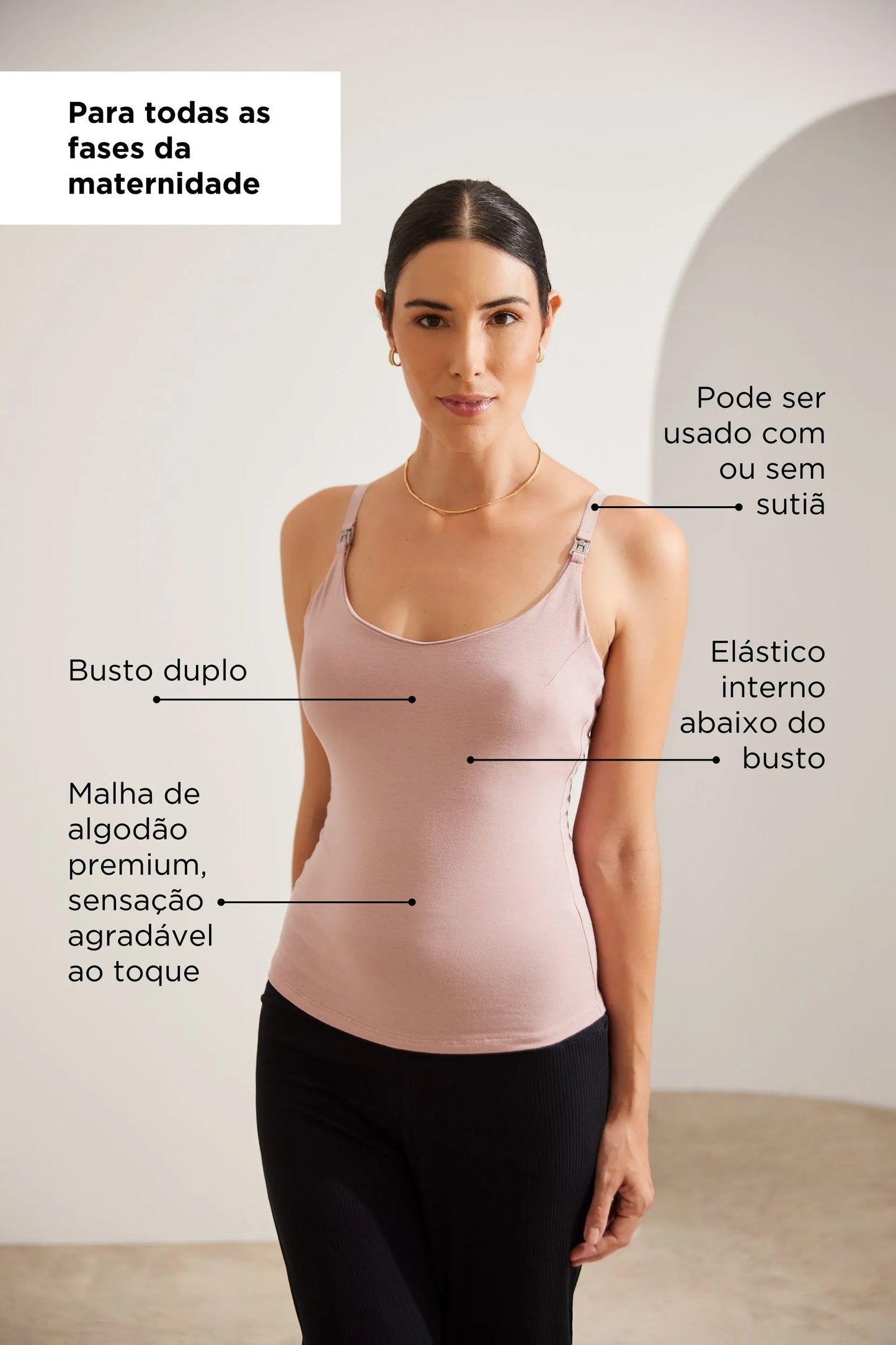 REGATA 2 EM 1 AMAMENTAÇÃO COTTON PREMIUM