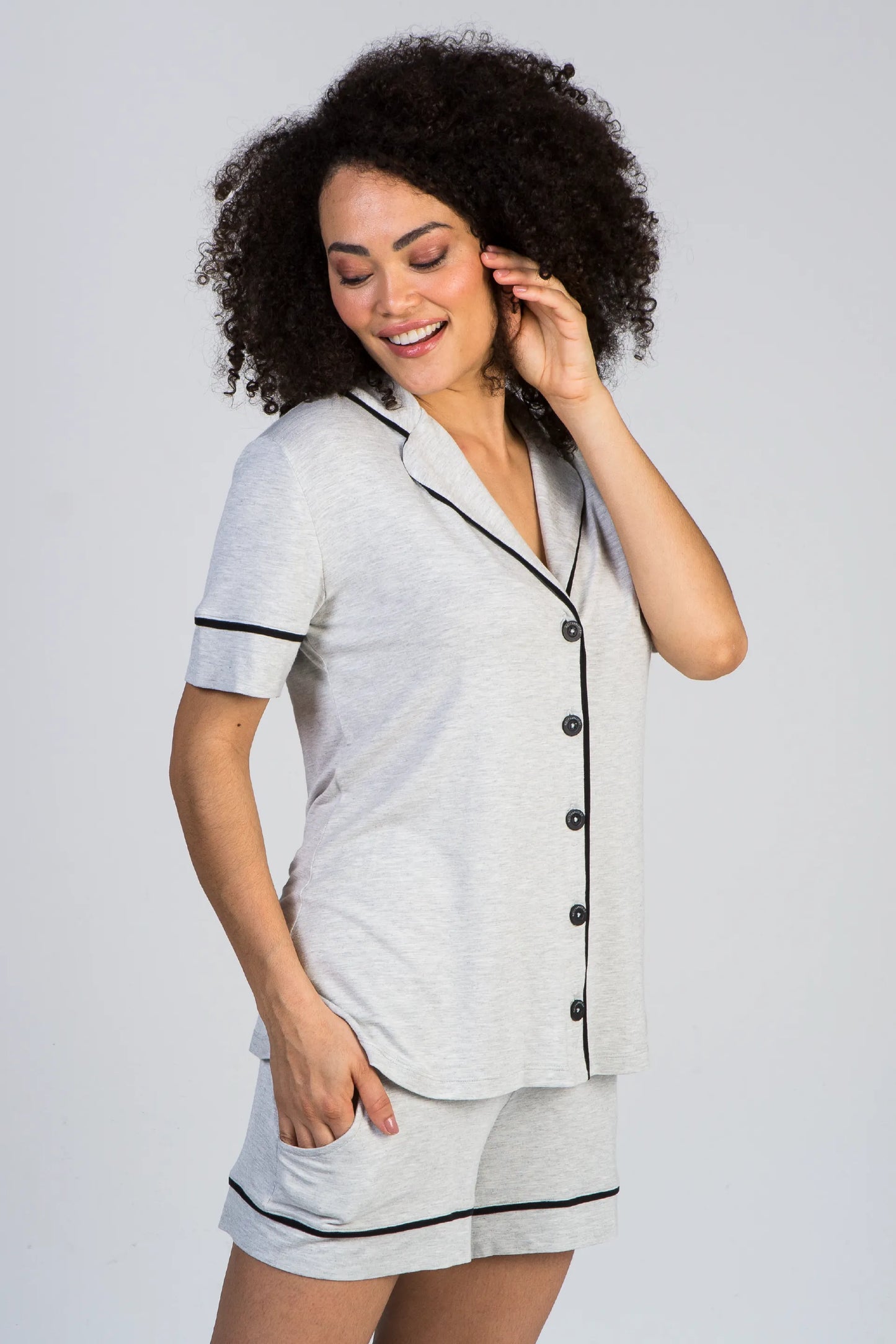 CONJUNTO PIJAMA DOLL AMERICANO MATERNIDADE