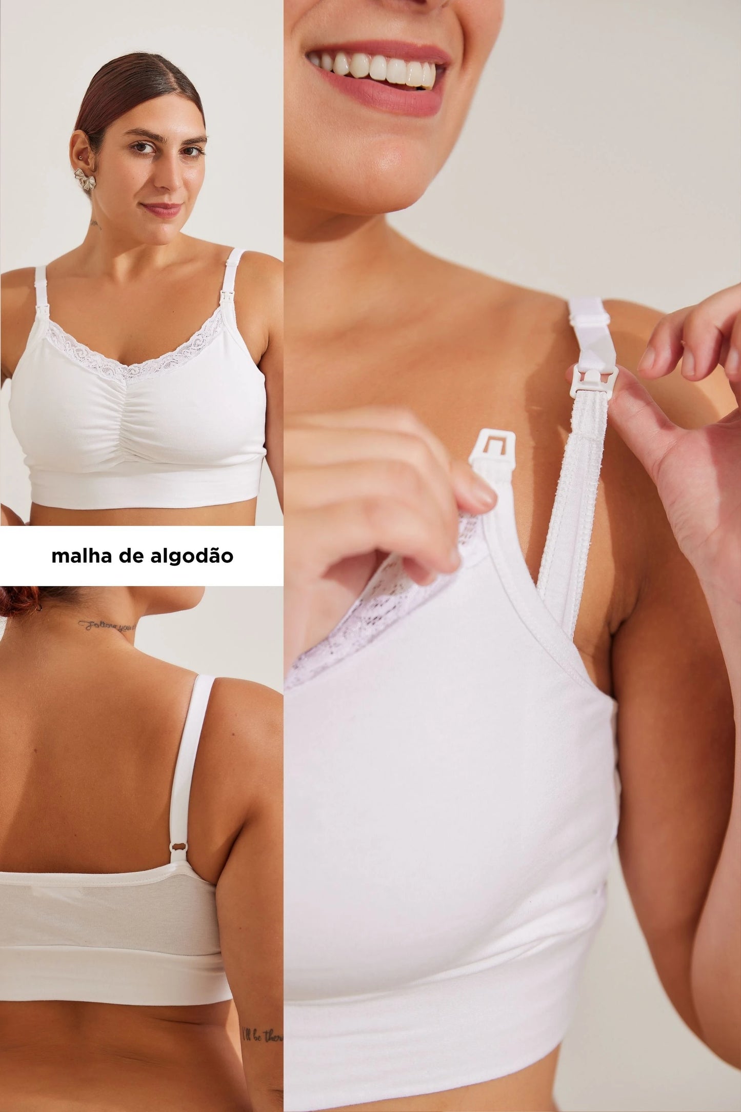 TOP ALGODÃO BÁSICO PARA AMAMENTAR