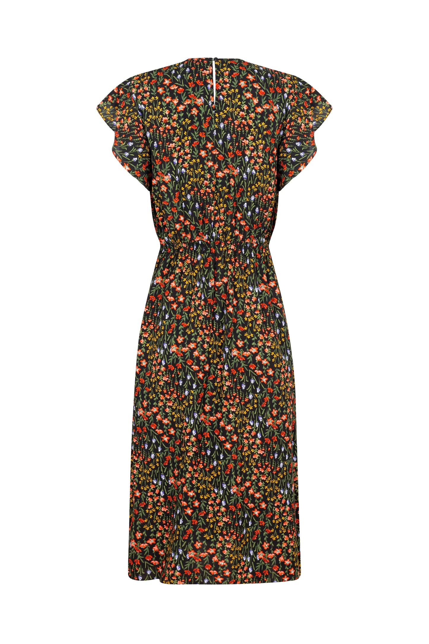 VESTIDO COM BABADOS MIDI GESTANTE E AMAMENTAÇÃO