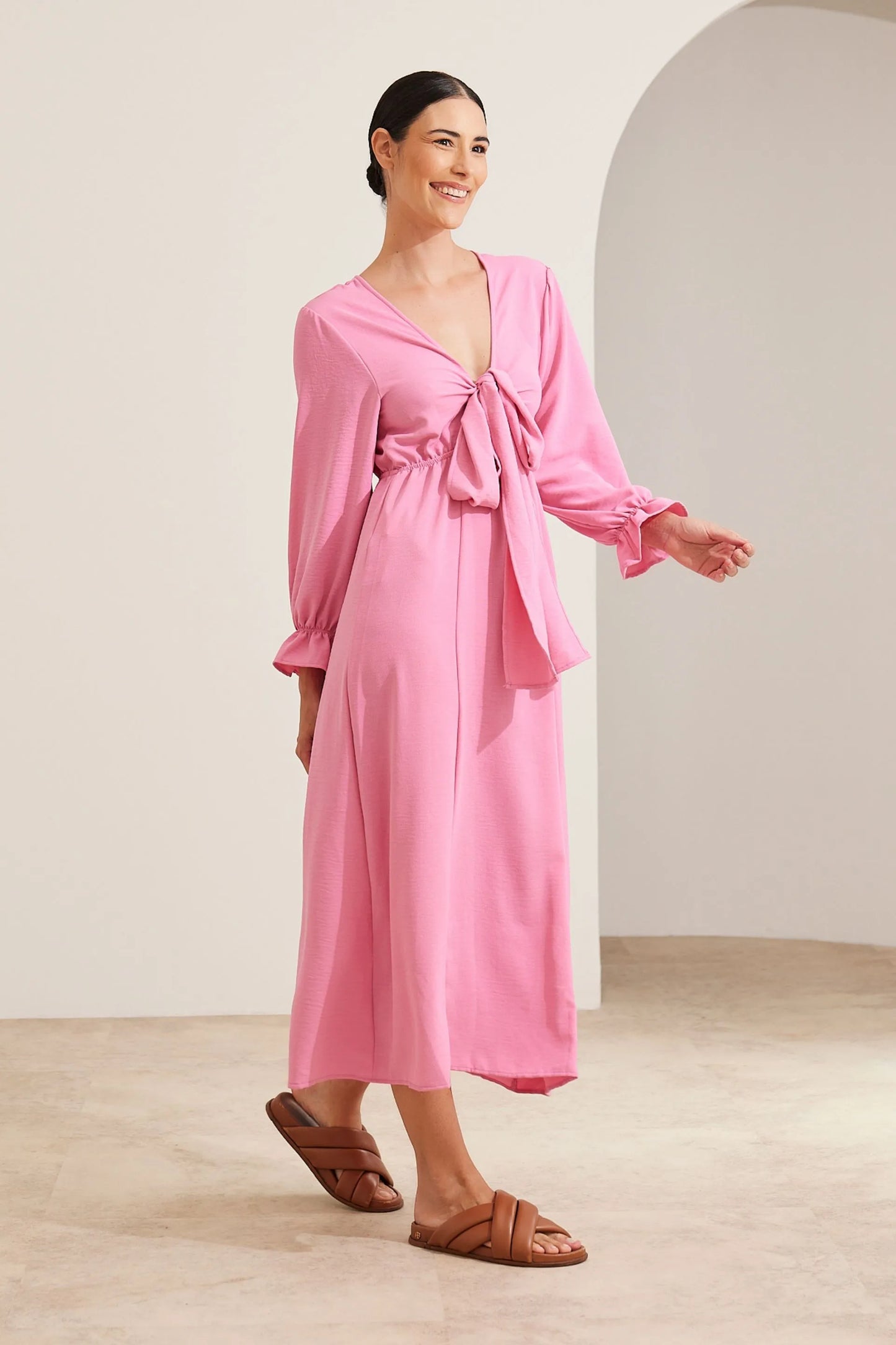 VESTIDO GESTANTE E AMAMENTAÇÃO LONGO 2 EM 1