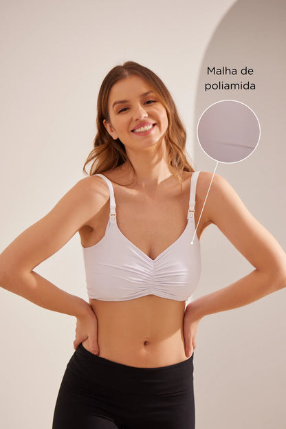 TOP AMAMENTAÇÃO DE POLIAMIDA E FECHO CLICK