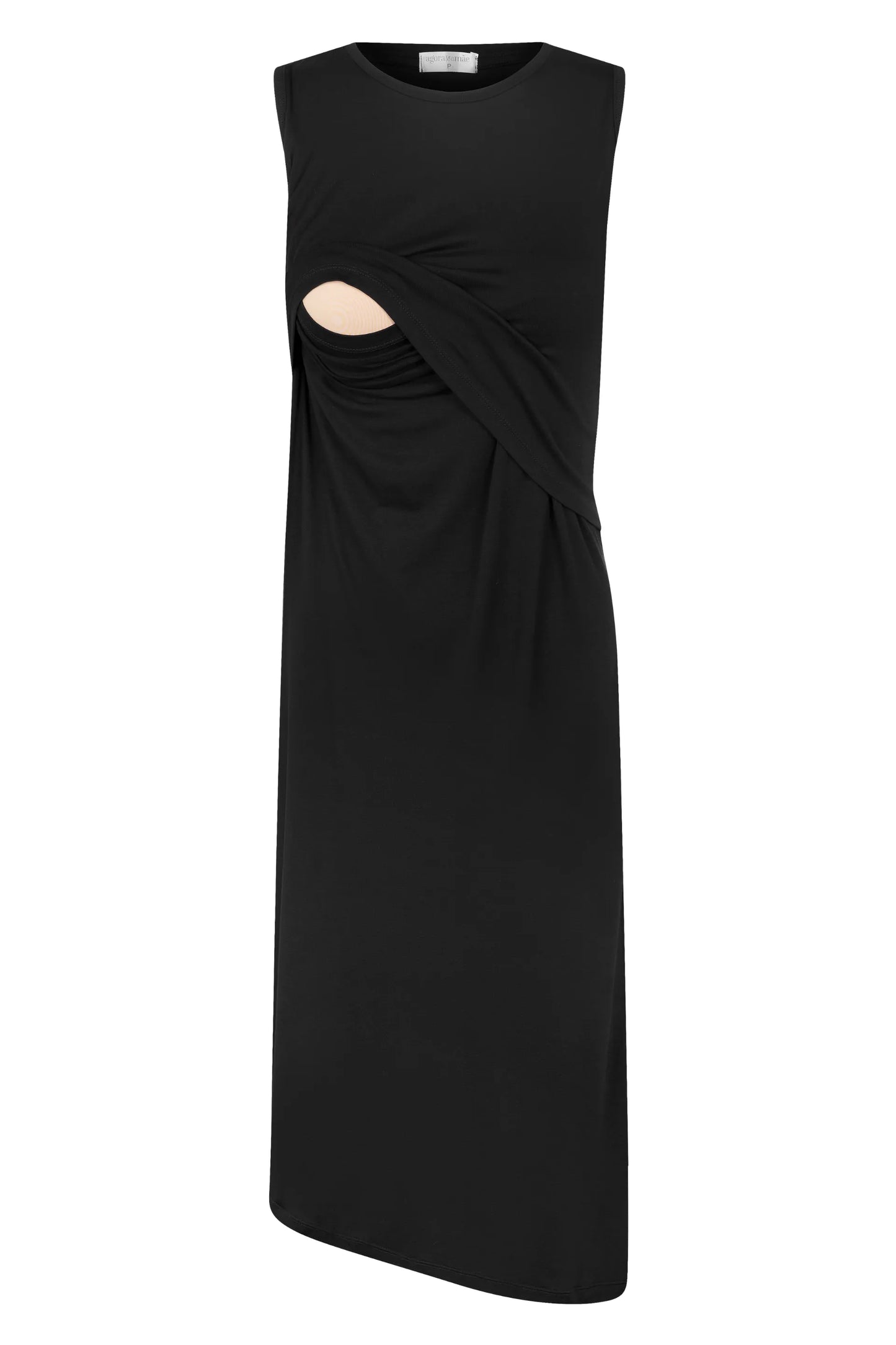 VESTIDO ASSIMÉTRICO AMAMENTAÇÃO E GESTANTE