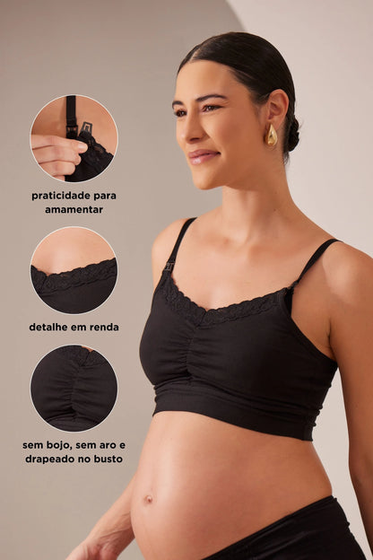 TOP ALGODÃO BÁSICO PARA AMAMENTAR