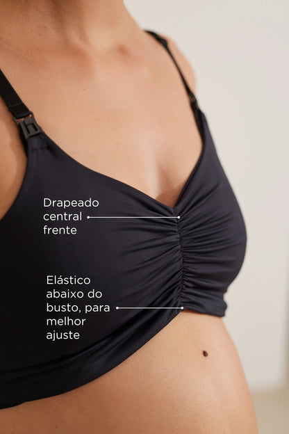 TOP AMAMENTAÇÃO DE POLIAMIDA E FECHO CLICK