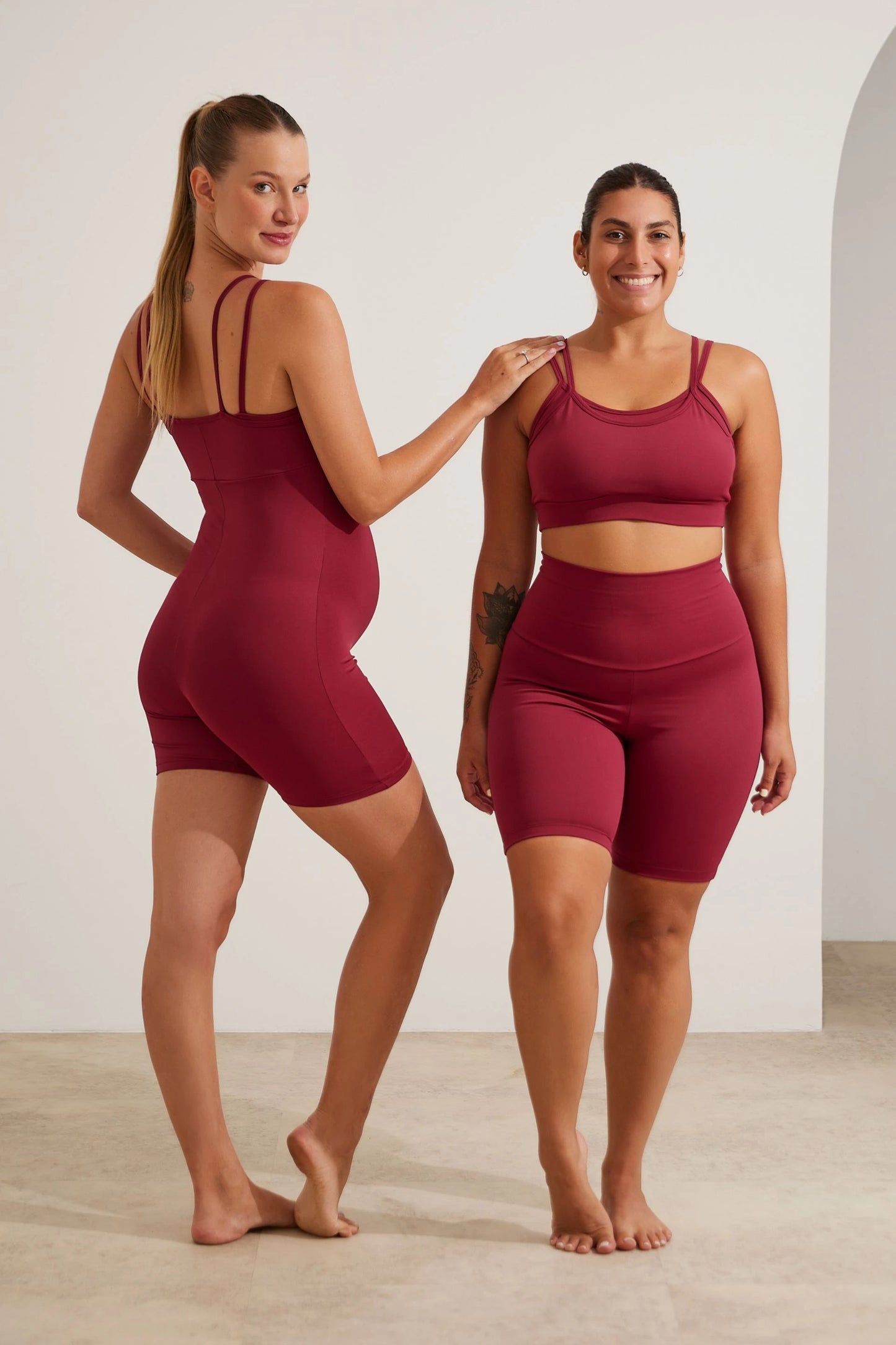 BERMUDA FITNESS COM FIO LYCRA® ADAPTIV GESTANTE E PÓS-PARTO