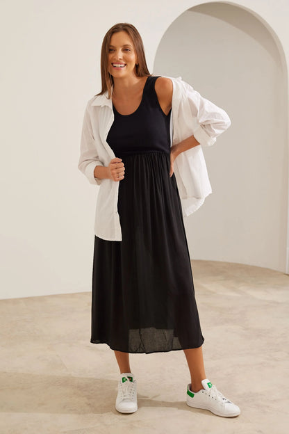 CAMISA GESTANTE E AMAMENTAÇÃO TRICOLINE DE ALGODÃO