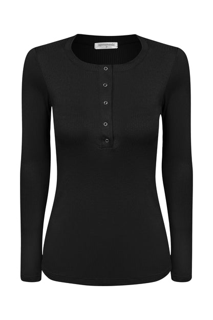 BLUSA CANELADA COM BOTÕES GESTANTE E AMAMENTAÇÃO
