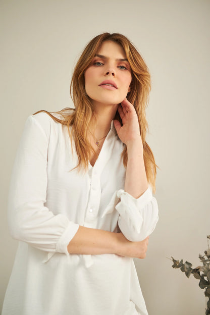 BLUSA GESTANTE E AMAMENTAÇÃO MANGA 3/4