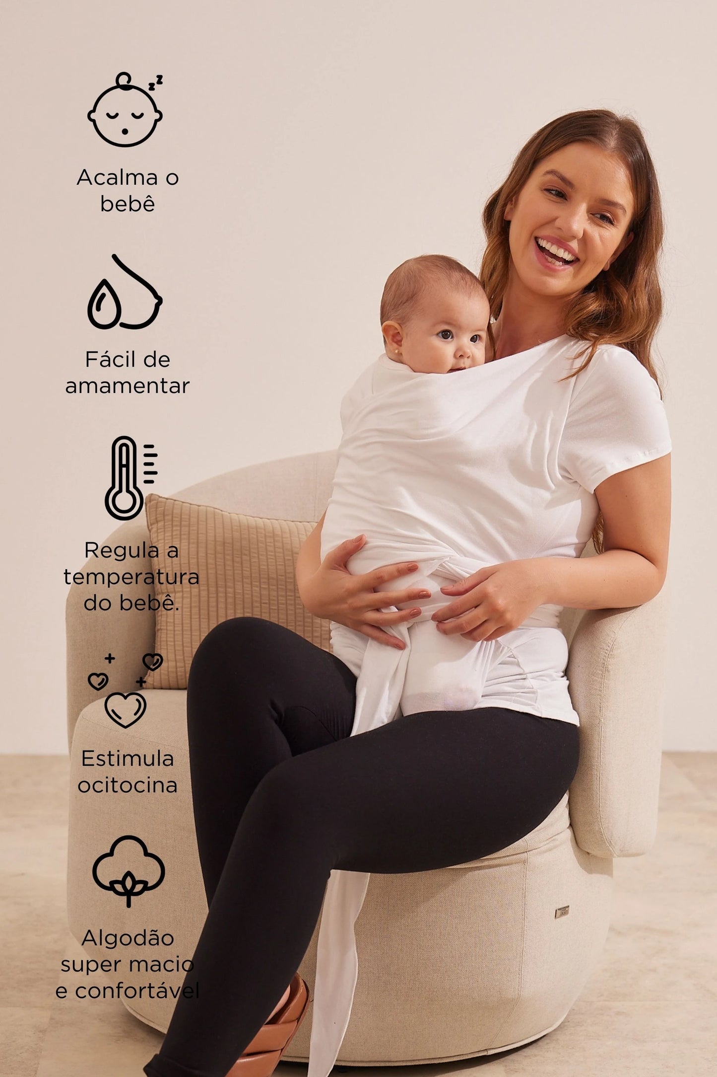 BLUSA AMAMENTAÇÃO PELE A PELE