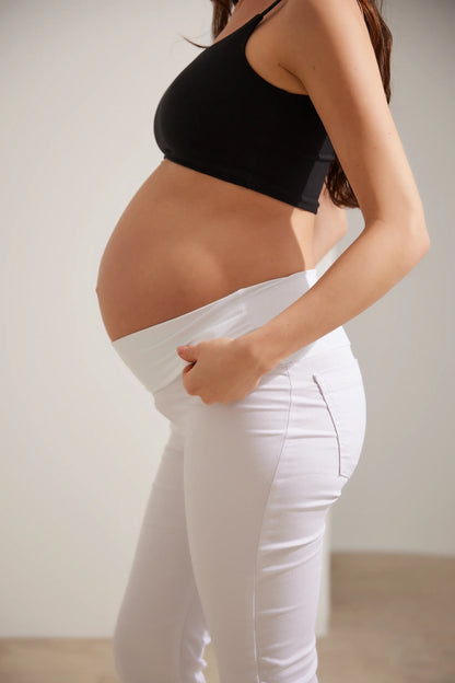 CALÇA DE SARJA GESTANTE E PÓS-PARTO