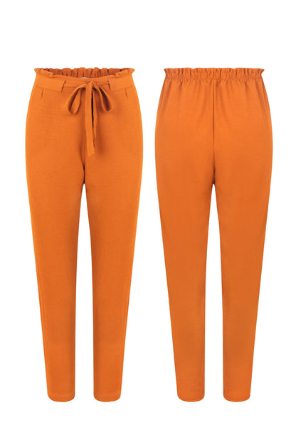 CALÇA GESTANTE CENOURA AJUSTÁVEL