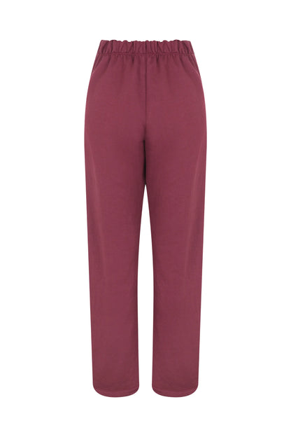 CALÇA GESTANTE MOLETOM COMFY RETA
