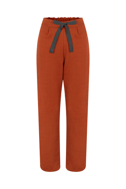 CALÇA GESTANTE MOLETOM COMFY RETA