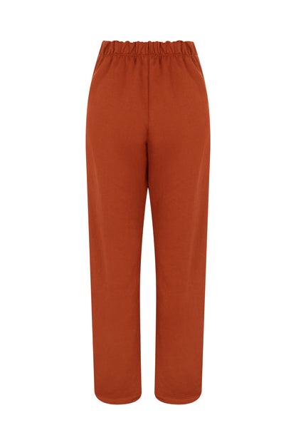 CALÇA GESTANTE MOLETOM COMFY RETA