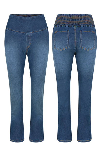 CALÇA JEANS GESTANTE E PÓS-PARTO RETA