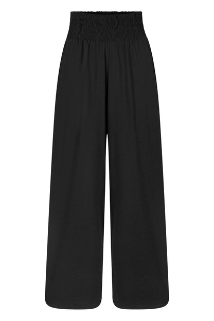 CALÇA GESTANTE E PÓS-PARTO SOLTINHA COM LASTEX
