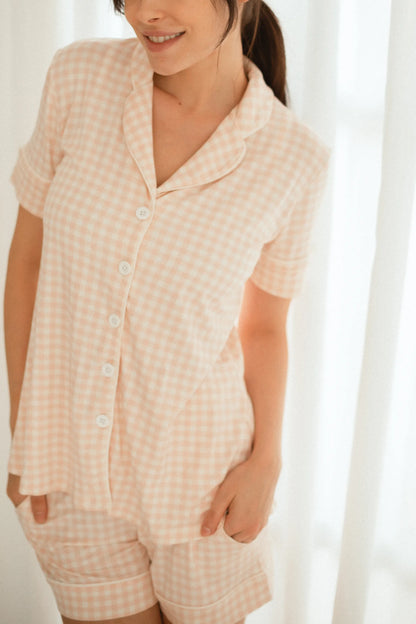 CONJUNTO PIJAMA DOLL AMERICANO MATERNIDADE
