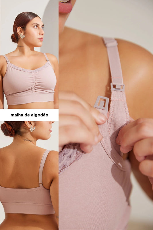 TOP ALGODÃO BÁSICO PARA AMAMENTAR