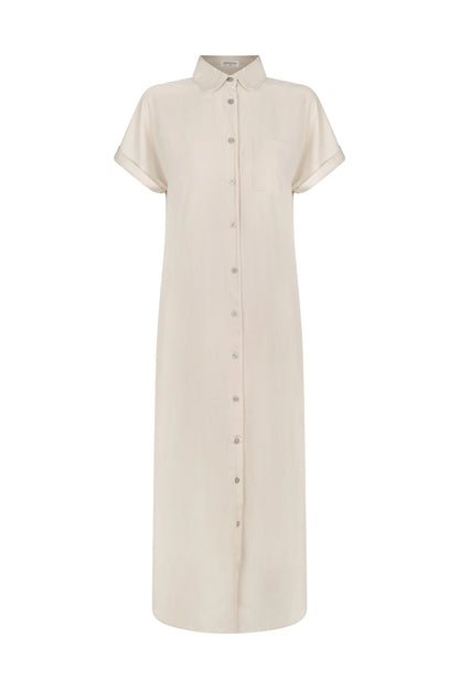 VESTIDO CAMISÃO COOL EM VISCOSE GESTANTE E AMAMENTAÇÃO