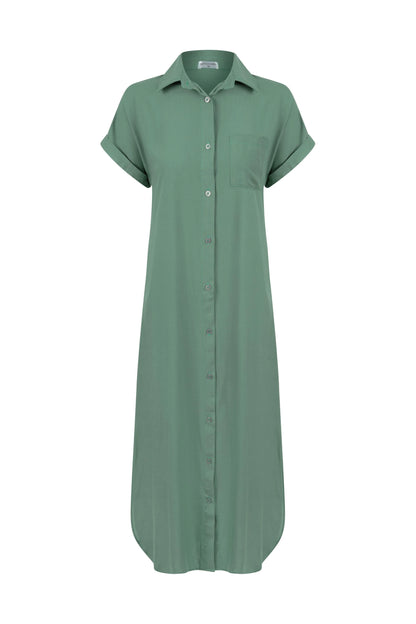VESTIDO CAMISÃO COOL EM VISCOSE GESTANTE E AMAMENTAÇÃO